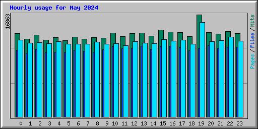 Hourly usage for May 2024